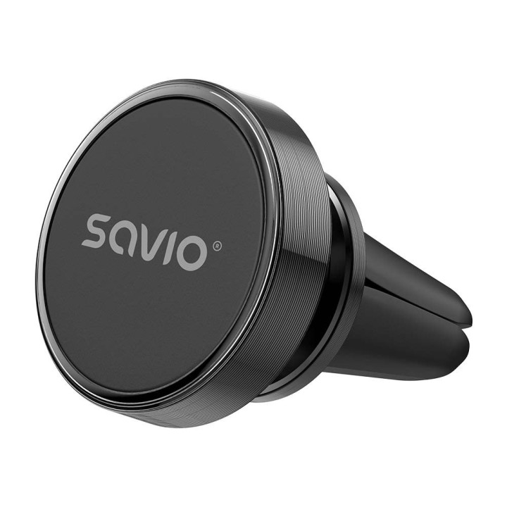 soporte magnetico telefono para coche savio ch-02 giro 360 grados