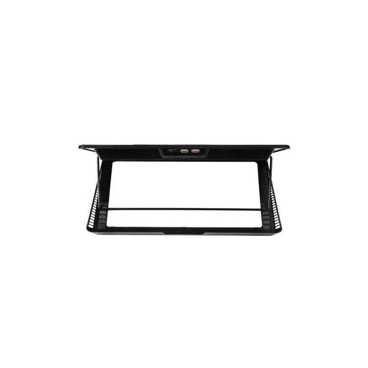 base refrigeradora 6 ventiladores savio cos-01 hasta 17.3 pulgadas negro 2usb(a) 2.0 6 niveles