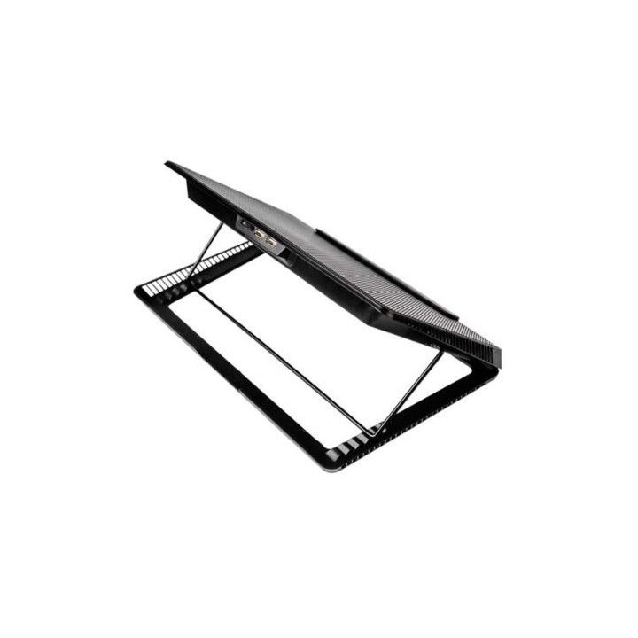 base refrigeradora 6 ventiladores savio cos-01 hasta 17.3 pulgadas negro 2usb(a) 2.0 6 niveles