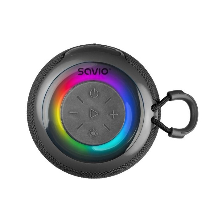 altavoz bluetooth 5.0 5w negro savio bs-041 alcance 10m autonomia 5h lector tarjetas