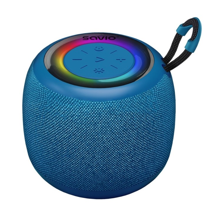 altavoz bluetooth 5.0 5w negro savio bs-042 alcance 10m autonomia 5h lector tarjetas