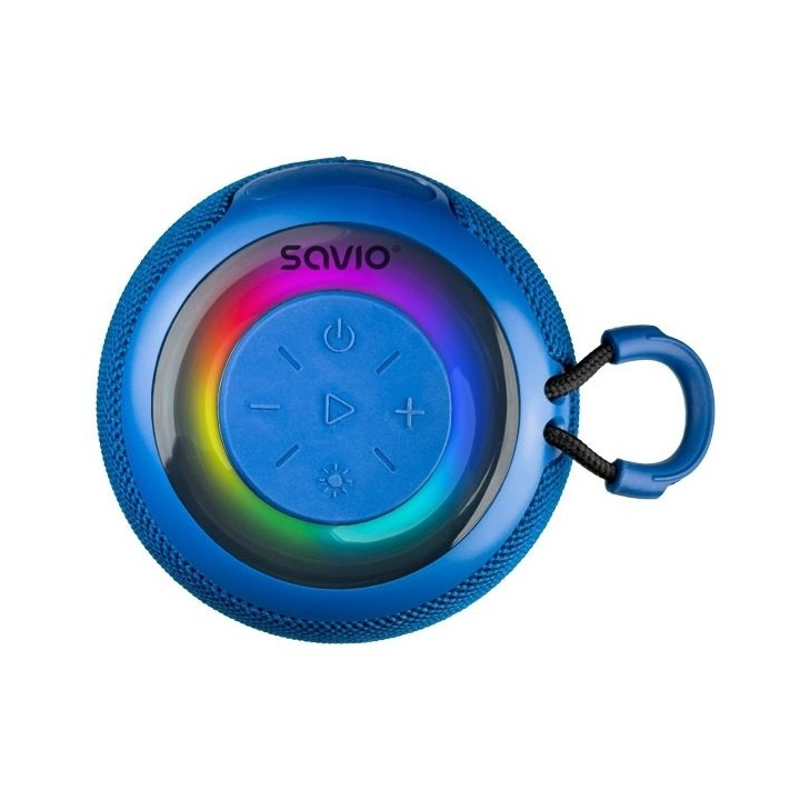 altavoz bluetooth 5.0 5w negro savio bs-042 alcance 10m autonomia 5h lector tarjetas