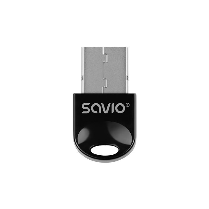 adaptador bluetooth 5.3 con modo dual savio bt-060 negro alcance 20m