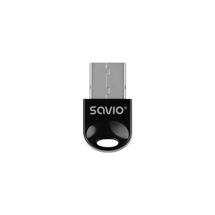 adaptador bluetooth 5.3 con modo dual savio bt-060 negro alcance 20m