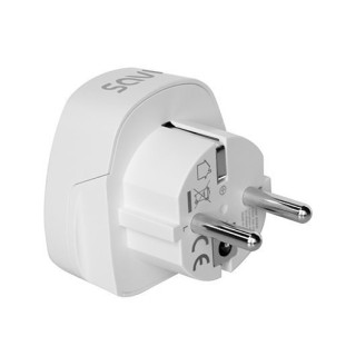 adaptador enchufe viaje uk a espana savio ap-02 13a 3250w 100-250v, 50 hz