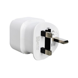 adaptador enchufe viaje espana a uk savio ap-04 13a 3250w 100-250v, 50 hz