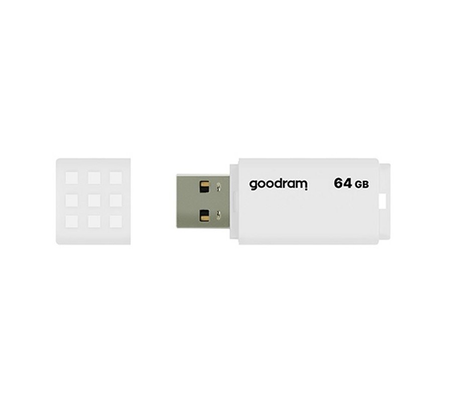 goodram ume2 lapiz usb 64gb usb 2.0 blanco