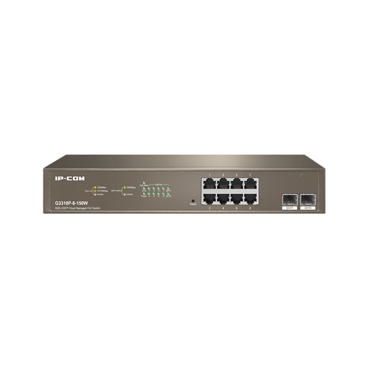 ip - com switch 10 puertos ip - com 8 puertos gigabit ethernet 2 puertos sfp