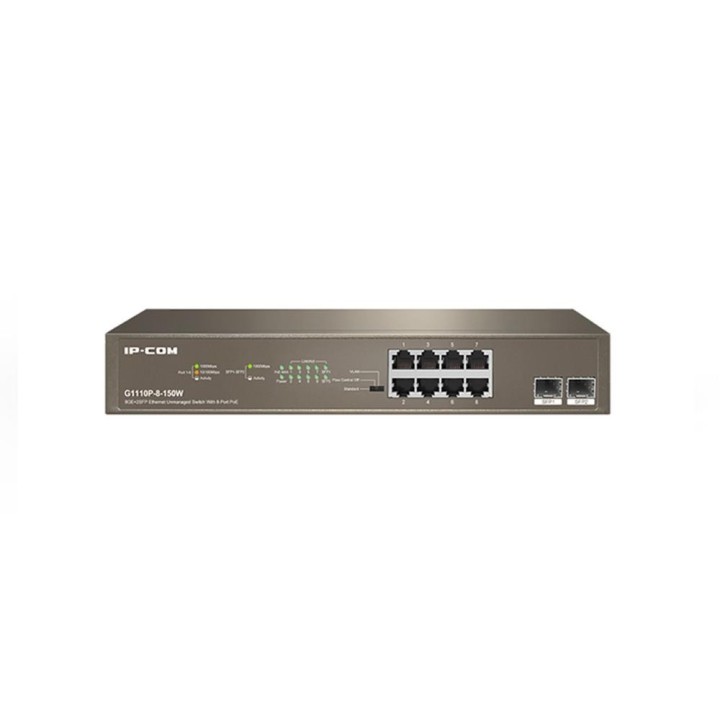 ip - com switch ip - com g1110p - 8 - 150w 10 puertos