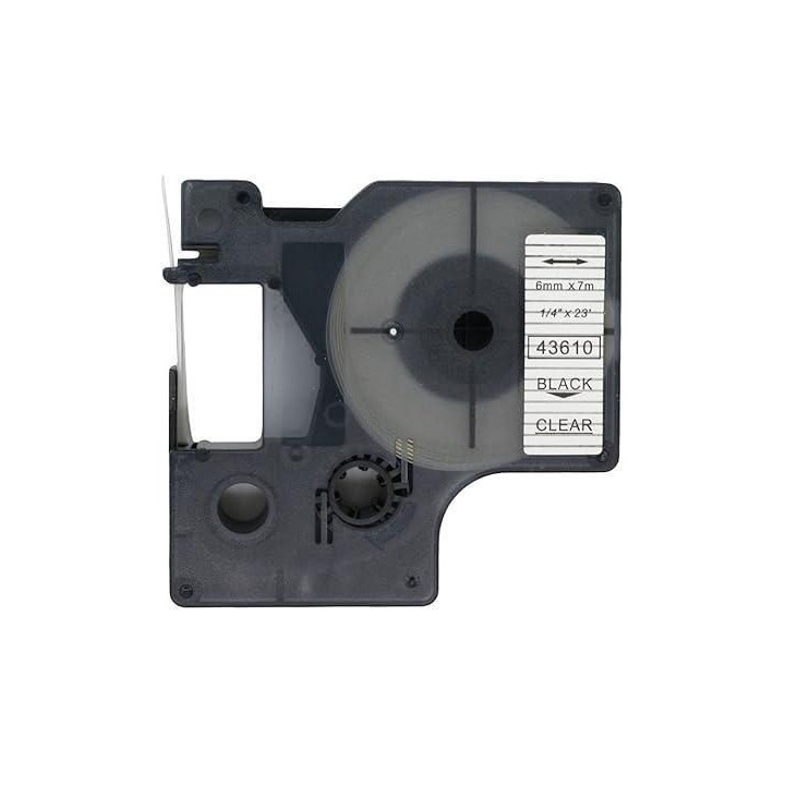 (obsoleto) cinta comp dymo d1 6mm ng/tr 43610