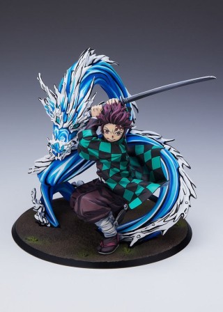 aniplex estatua aniplex demon slayer kimetsu no yaiba tanjiro kamado 1 - 8 ver.19 cm