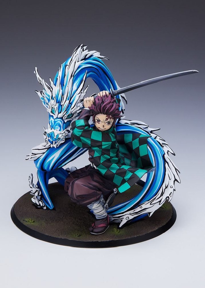 aniplex estatua aniplex demon slayer kimetsu no yaiba tanjiro kamado 1 - 8 ver.19 cm