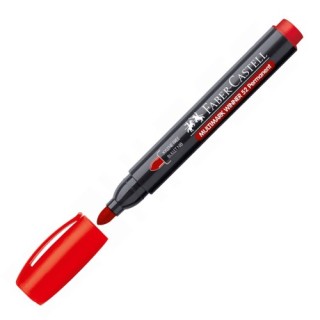 faber-castell marcador multimark winner 23 rojo punta conica y sin clip faber castell 453323