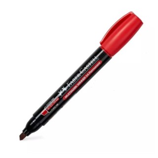 faber-castell marcador multimark winner 54-e rojo punta biselada y sin clip faber castell 153121