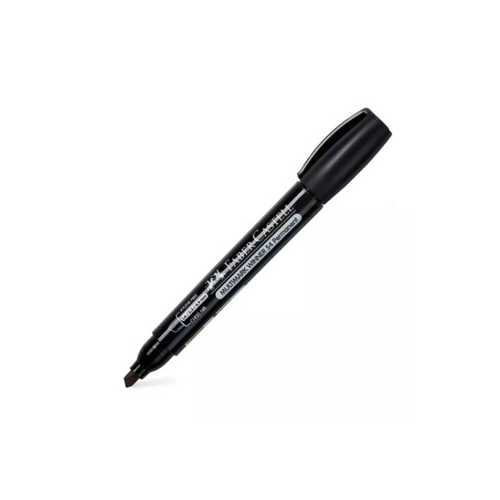 faber-castell marcador multimark winner 54-e negro punta biselada y sin clip faber castell 153199