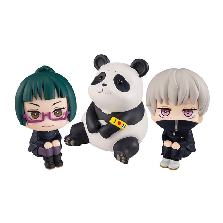 megahouse pack 3 figuras megahouse look up jujutsu kaisen maki toge panda gift set