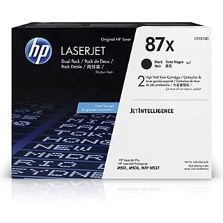 hp toner hp laserjet enterprise 87x negro pack 2 unidades