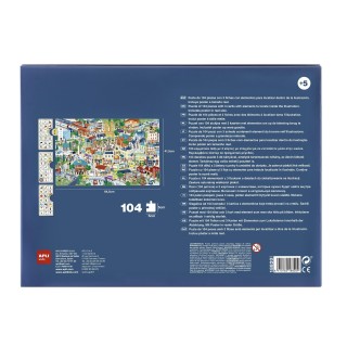 puzzle 104 pz. apli kids observacion ciudad