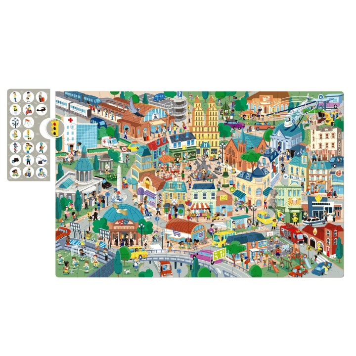 puzzle 104 pz. apli kids observacion ciudad
