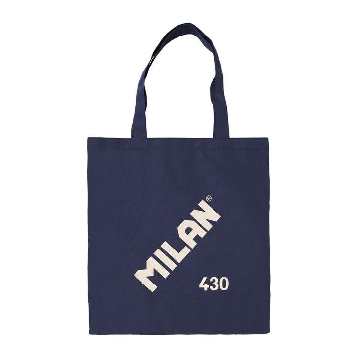 milan bolsa tote bag serie 1918 azul marino 12,6l.