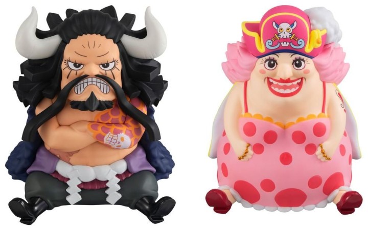 megahouse set figuras megahouse lookup one piece kaido the beast & big mom