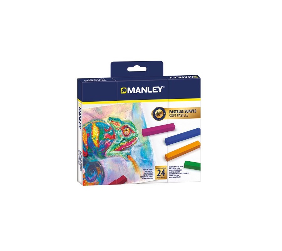 manley estuche 24 soft pastels manley msp00024