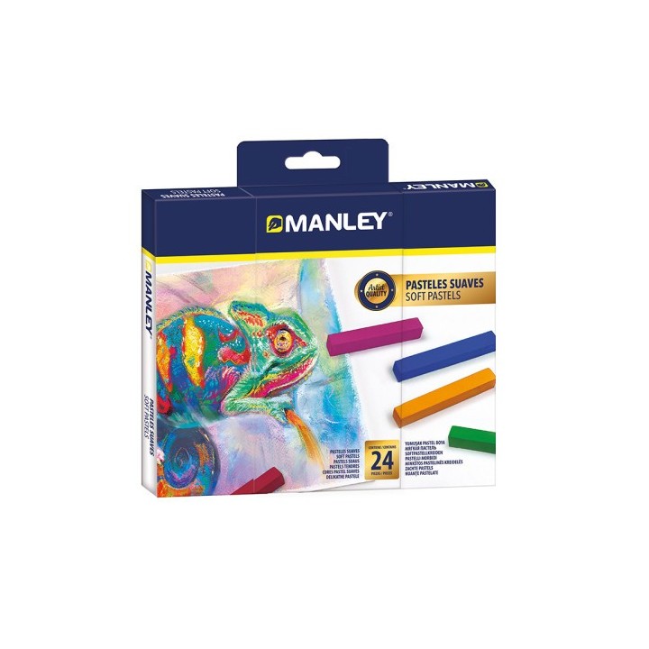 manley estuche 24 soft pastels manley msp00024