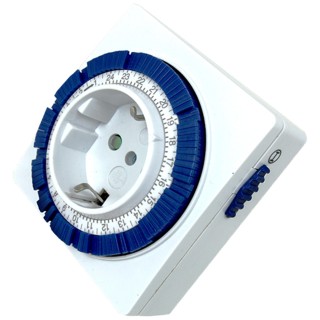 silver programador silver electronic analogico -  24 horas -  3600w -  250v -  16a -  50hz -  ip 20