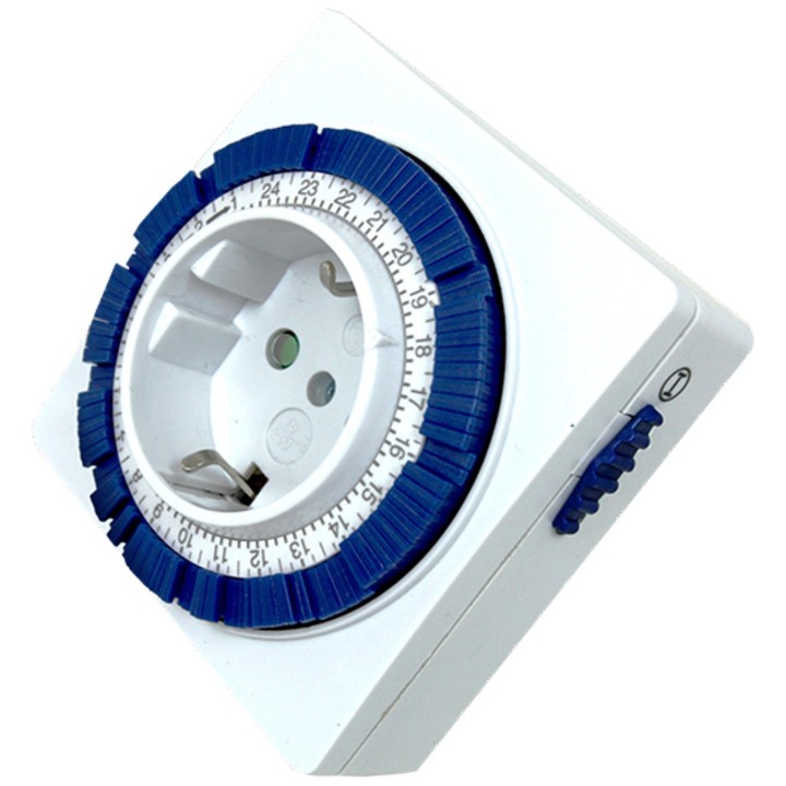 silver programador silver electronic analogico -  24 horas -  3600w -  250v -  16a -  50hz -  ip 20