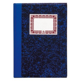 dohe cuaderno cartone contabilidad rayado horizontal azul folio natural 100 hojas dohe 09950
