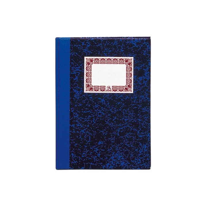 dohe cuaderno cartone contabilidad rayado horizontal azul folio natural 100 hojas dohe 09950