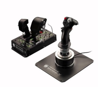 thrustmaster thrustmaster hotas warthog negro palanca de mando pc, playstation 3