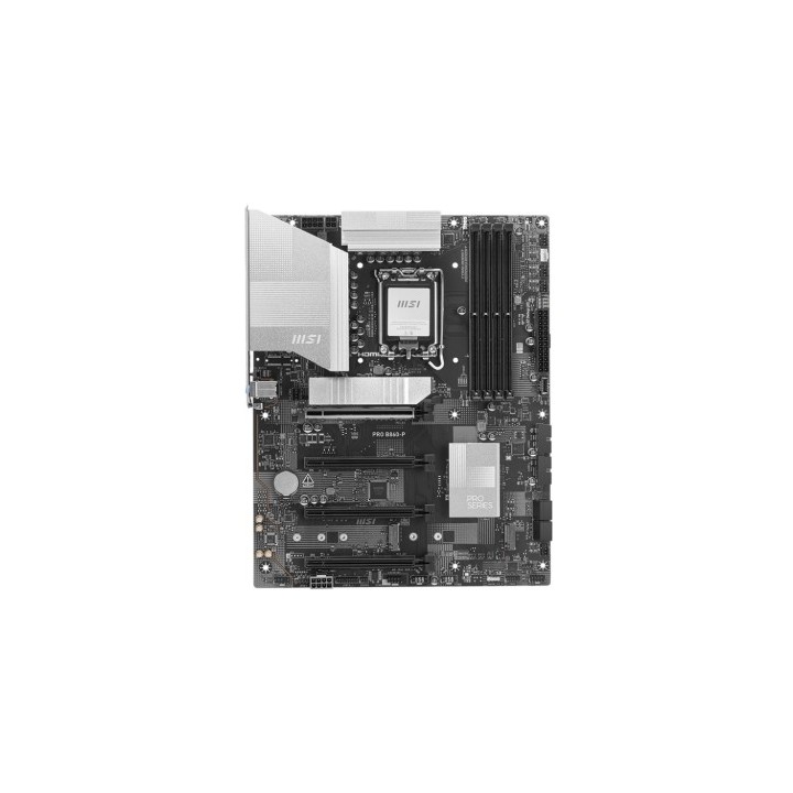 msi msi pro b860-p placa base intel b860 lga 1851 (socket v1) atx