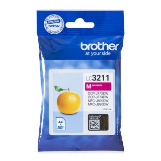 brother cartucho tinta brother lc3211m magenta 200 paginas