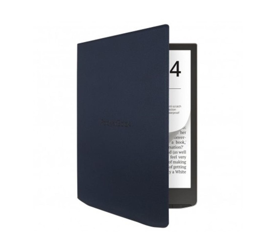 pocketbook readers pocketbook funda 743 flip cover azul marino version ww para inkpad 4 - inkpad col