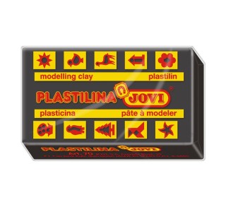 pastilla plastilina jovi 50g negro 7015