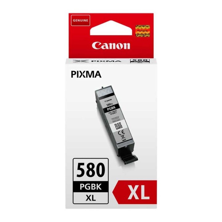 canon cartucho tinta canon pgi - 580pgbk xl negro pixma tr7550 - tr8550 - ts6150 - ts6151 - ts8150 -