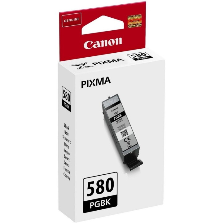 canon cartucho tinta canon pgi - 580pgbk negro pixma tr7550 - tr8550 - ts6150 - ts6151 - ts8150 - ts