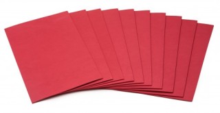 faibo bolsa de 10 laminas goma eva 40x60 cm. en color rojo faibo 1655-10-03