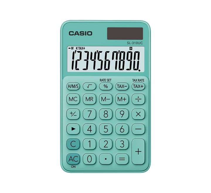 calculad. bolsillo casio sl-310uc 10dig. ver