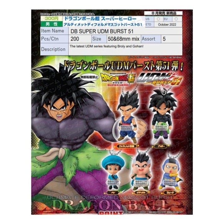 bandai set gashapon bandai lote 40 articulos dragon ball super udm burst 51