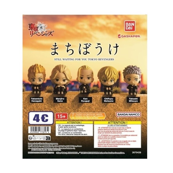 bandai set gashapon 30 articulos tokyo revengers machibouke a