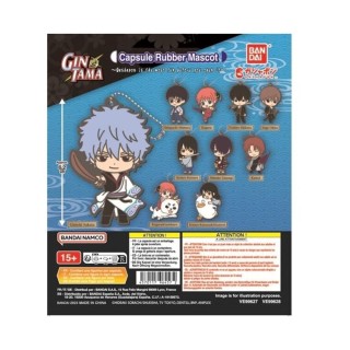bandai set gashapon 40 articulos gintama capsule rubber mascot