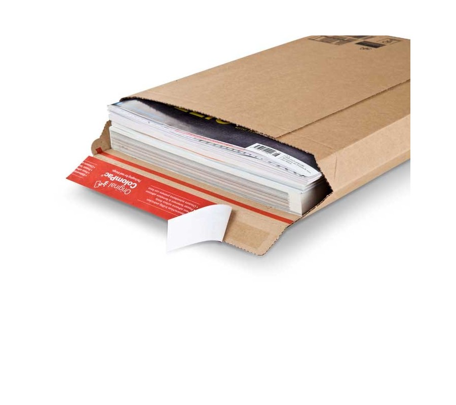 c.100 bolsas carton colompac 303x413mm marron