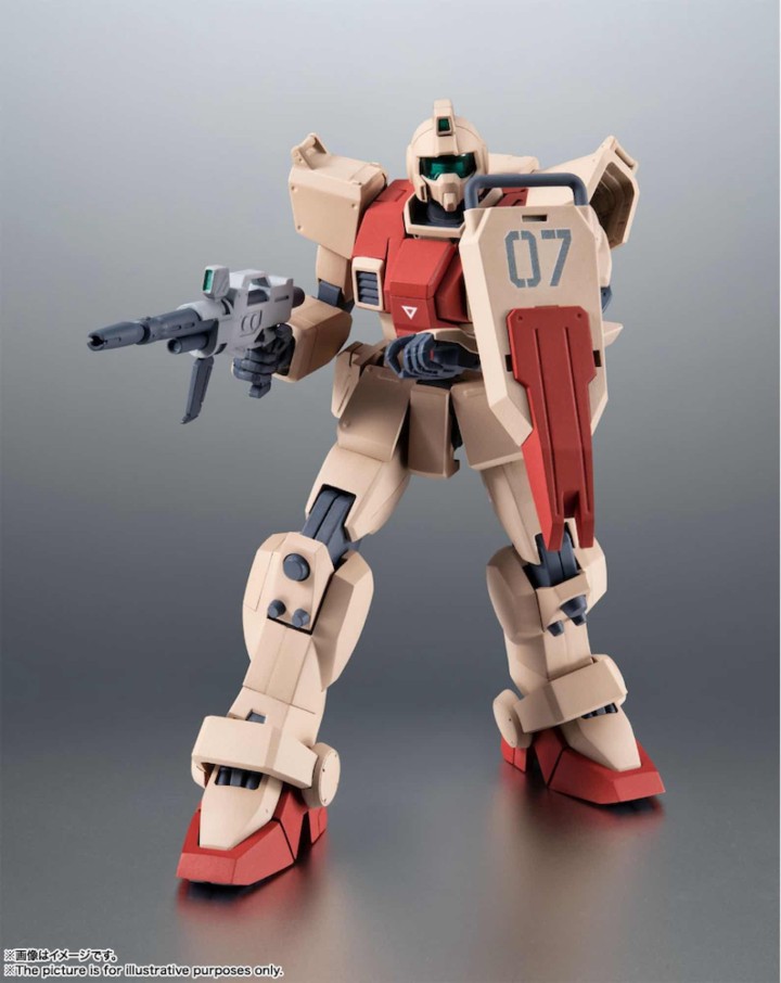 tamashii nations figura tamashii nations mobile suit gundam robot spirits rgm - 79 gundam ground typ