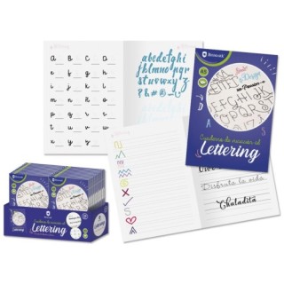 bismark bismark cuaderno lettering a5 -20 hojas