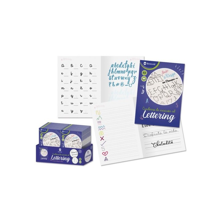bismark bismark cuaderno lettering a5 -20 hojas