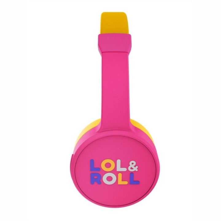 energy lol&roll auriculares pop kids bt pink