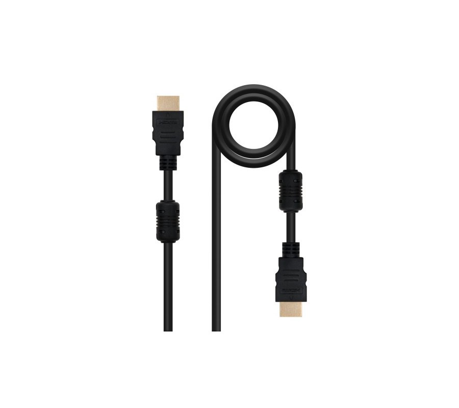 nanocable nanocable cable hdmi v1.4 (alta velocidad / hec) con ferrita, a/m-a/m, 3.0 m (10.15.1803)