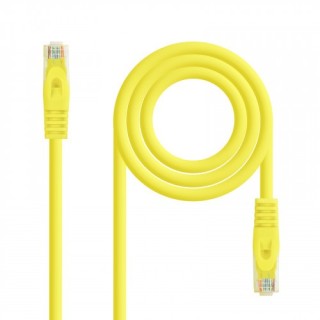 nanocable nanocable cable de red latiguillo rj45 lszh cat.6a utp awg24, amarillo, 2.0m